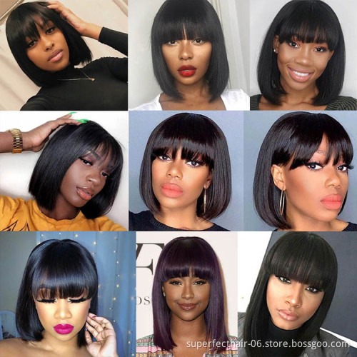 Wholesale Vendors 10A Grade Virgin Pixie Cut Short Bob Lace Frontal Wig Deep Water Wave Pre Plucked Lace Front Human Hair Wigs